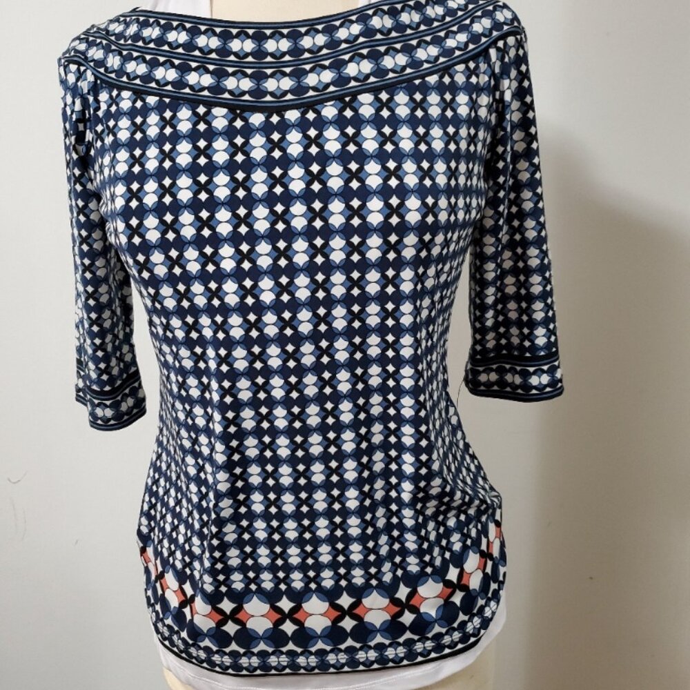 Max Studio 3/4 Sleeve Shirt Size Medium